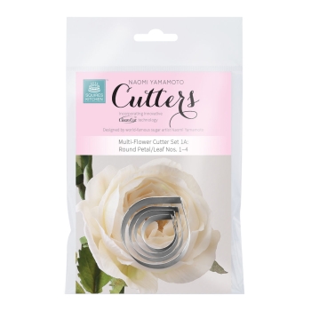 Multi Flower Cutter Set 1A - Round Petal/Leaf No. 1 - 4